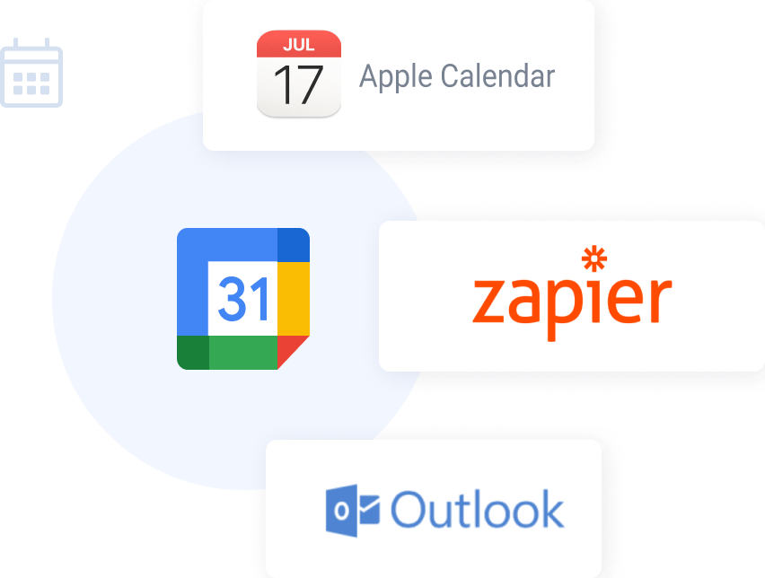 Calendar sync options image