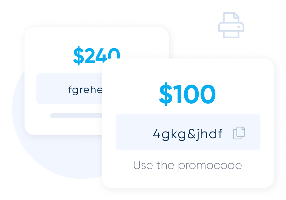 Gift cards image